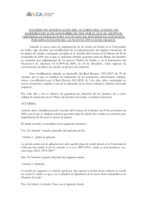 acuerdo de modificaci n del acuerdo del consejo de gobierno de 20