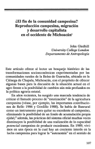 ¿El fin de la comunidad campesina? Reproducción