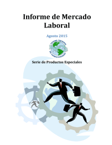 8. Informe del Mercado Laboral Agosto 2015
