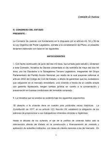 Comisión de Justicia - H. Congreso del Estado de Chihuahua