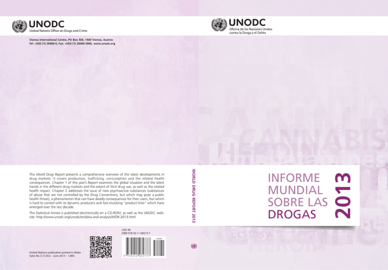 Informe Mundial Sobre Las Drogas United Nations Office On Drugs