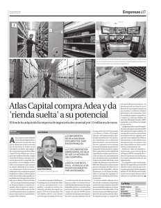 Atlas Capital compra Adea y da `rienda suelta` a su potencial