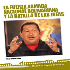 La Fuerza Armada Nacional Bolivariana y la batalla de las ideas