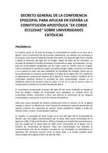 DECRETO GENERAL DE LA CONFERENCIA EPISCOPAL PARA