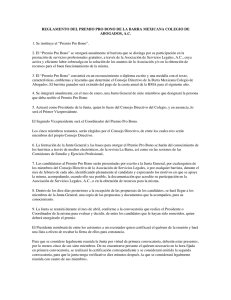 Reglamento - Barra Mexicana Colegio de Abogados