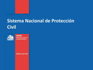 El Accionar del Sistema Nacional de Protección Civil