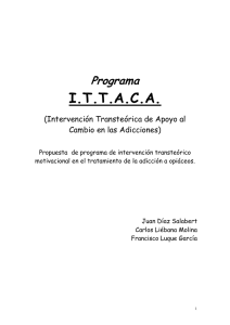 Programa de Intervención Transteorica y