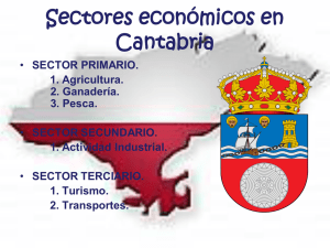 Sectores económicos en Cantabria