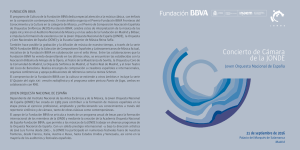 Programa - Fundación BBVA