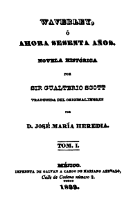 novela histórica . Tomo I - Biblioteca Virtual Miguel de Cervantes