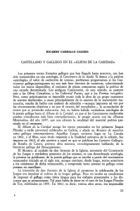 CASTELLANO Y GALLEGO EN EL «ÁLBUM DE LA CARIDAD» Los