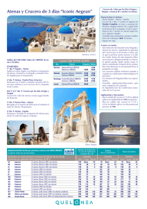 Atenas y Crucero de 3 días “Iconic Aegean”