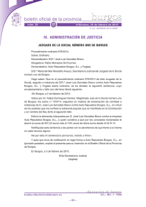 Anuncio 201500897 - Boletín Oficial de la Provincia de Burgos