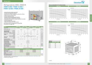 Refrigeradores 9000–24000 W PWW 9.000 / PWW 12.000 / PWW