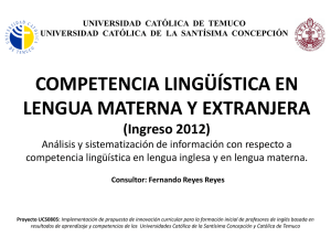 Diapositiva 1 - Universidad Católica de la Santísima Concepción