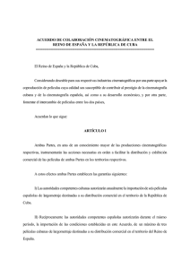 Acuerdo de co-producción España-Cuba - epe-apv