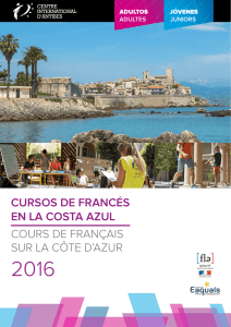 cursos de francés en la costa azul cours de français sur la côte d`azur
