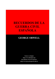 Recuerdos de la Guerra Civil Española