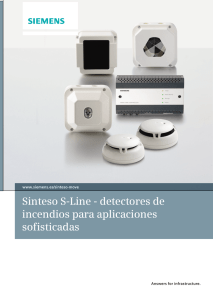 Sinteso S-Line - detectores de incendios para aplicaciones