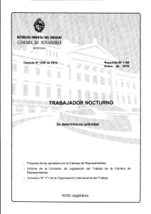 XLVlla. Legislatura - Cámara de Industrias del Uruguay