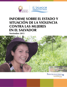 informe sobre el estado y situación de la violencia contra