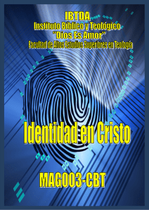 MAGCBT003-Identidad en Cristo - Ministerio Internacional Dios Es