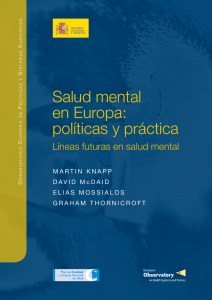Salud mental en Europa: políticas y práctica