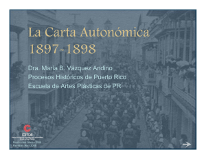 La Carta Autonómica 1897-1898