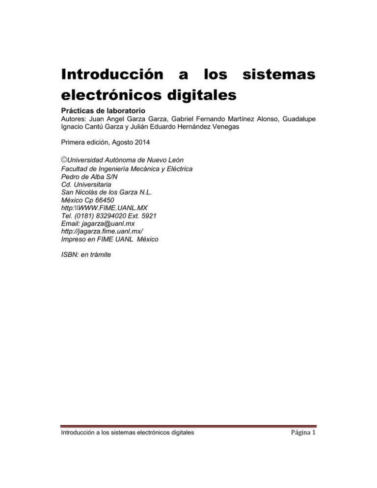 Introducción A Los Sistemas Electrónicos Digitales