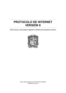 Protocolo de inTernet versión 6