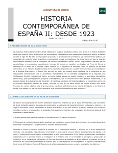 historia contemporánea de españa ii: desde 1923