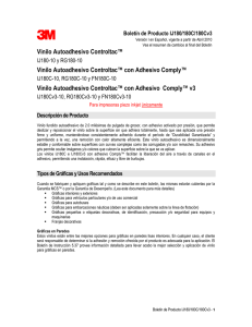 Vinilo Autoadhesivo 3M™ Controltac™ con Comply