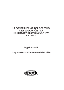 La construcción del derecho a la educación y la institucionalidad