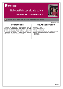 Revistas Académicas
