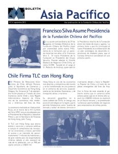 Francisco Silva Asume Presidencia Chile Firma TLC con Hong Kong