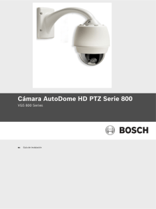Cámara AutoDome HD PTZ Serie 800