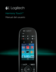 Harmony Touch™ Manual del usuario