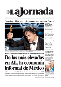 De las más elevadas en AL, la economía informal de México