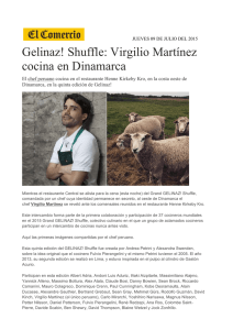 Gelinaz! Shuffle: Virgilio Martínez cocina en Dinamarca