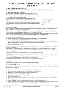 manual instrucciones para fluxometros serie fbb