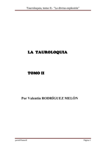 Tomo 2 - Tauroloquia