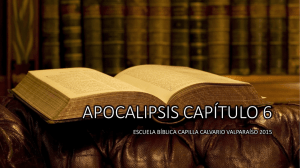 Apocalipsis capítulo 6 - Capilla Calvario Valparaíso