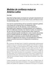 Medidas de confianza mutua en América Latina