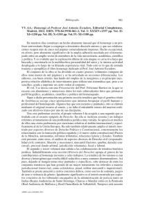 981 VV. AA.: Homenaje al profesor José antonio escudero, Editorial
