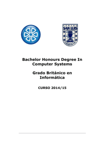 Bachelor Honours Degree In Computer Systems Grado Británico en
