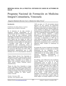 Programa Nacional de Formación en Medicina Integral Comunitaria