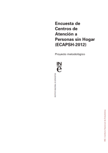 Encuesta de Centros de Atención a Personas sin Hogar (ECAPSH