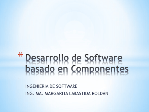 Desarrollo de Software basado en Componentes