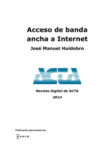 Acceso de banda ancha a Internet
