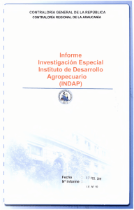 11 instituto desarrollo agropecuario sobre presuntas irregularidades